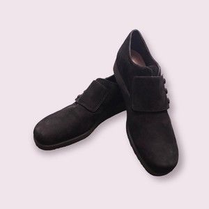 Women’s SZ 11 Rockport Suede Leather Comfort Shoes w/Button Detail